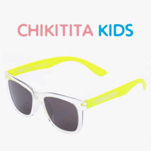 치키티타선글라스 키즈 CS6002 05 가벼운 TR뿔테 투명 (유아동용 UV차단렌즈)